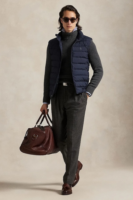 Одежда Безрукавка Polo Ralph Lauren 710967775 тёмно-синий