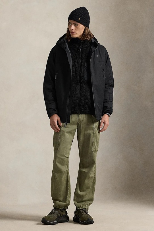 Odzież Polo Ralph Lauren kurtka 710967882 czarny