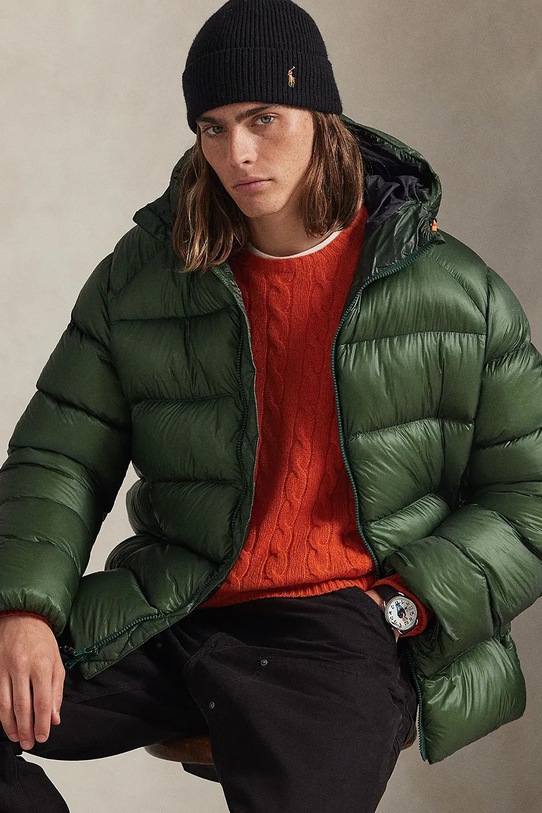 Пуховая куртка Polo Ralph Lauren 710968113 зелёный