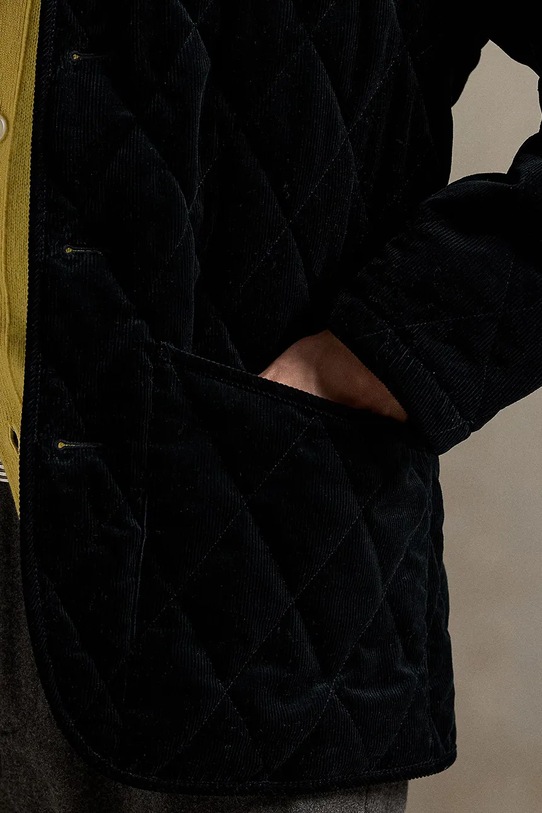 Хлопковая куртка Polo Ralph Lauren 710968127 тёмно-синий