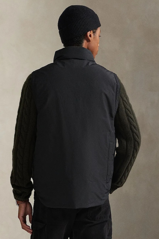 Polo Ralph Lauren bezrękawnik puchowy 710968140 czarny AW25