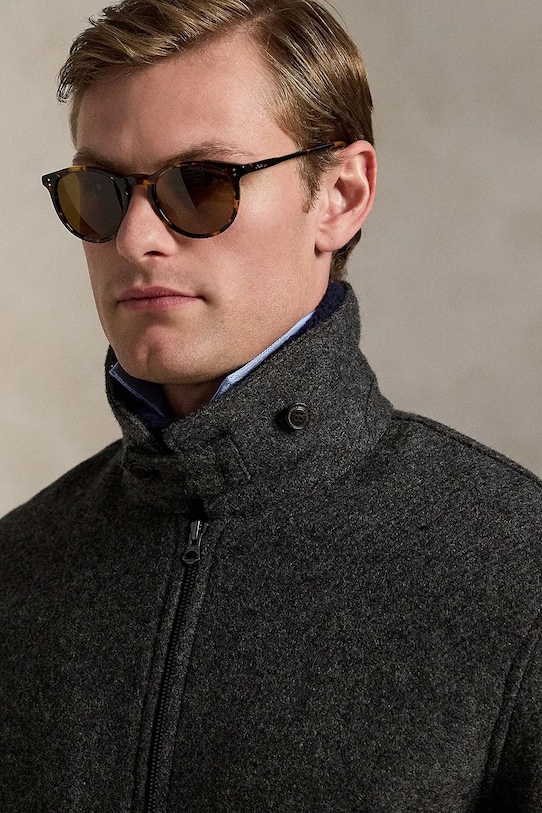 Polo Ralph Lauren kurtka wełniana szary 710969654