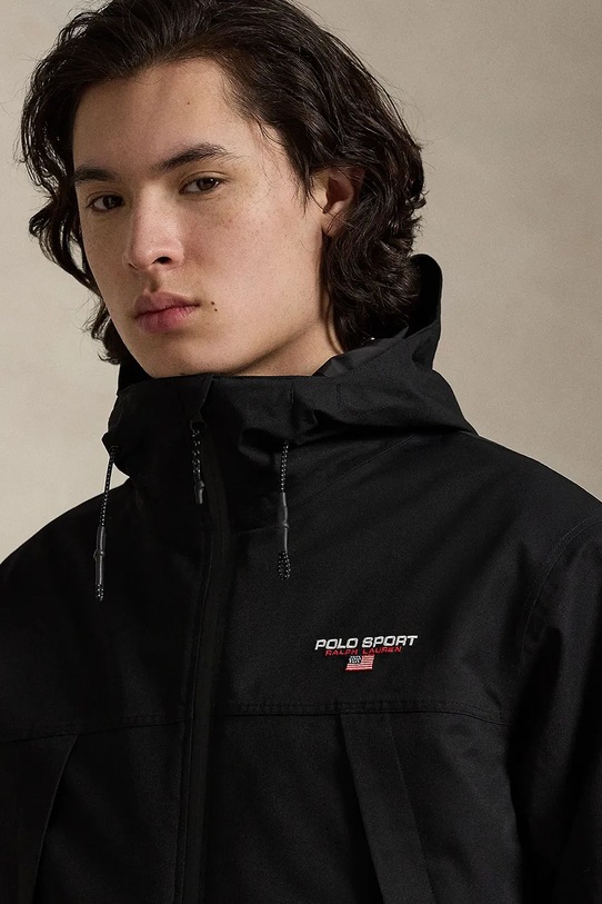 Odzież Polo Ralph Lauren kurtka 710P00794 czarny