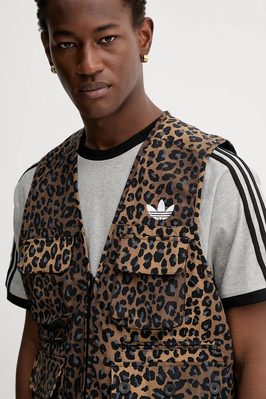 Brezrokavnik adidas Originals Graphic Reg Vst rjava JV7557