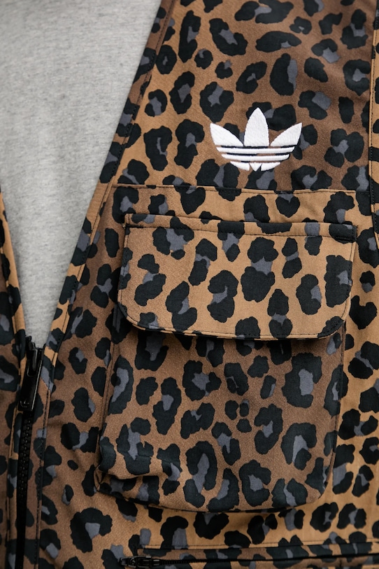 Prsluk adidas Originals Graphic Reg Vst JV7557 smeđa