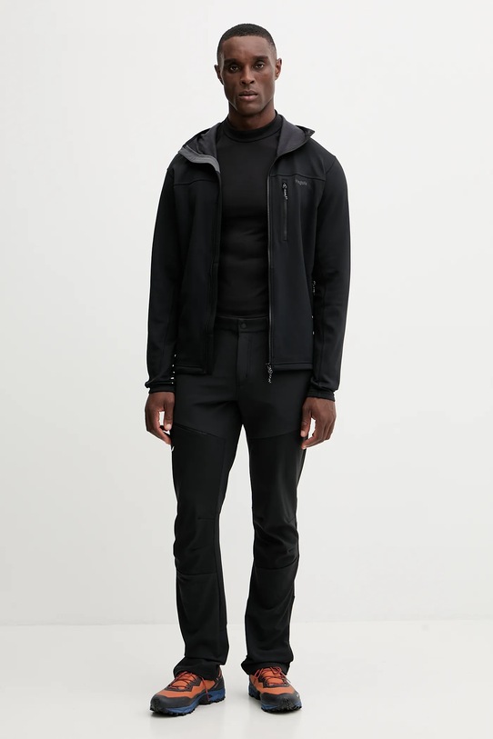 Кофта outdoor Haglöfs Rosson 607605 чорний AW25