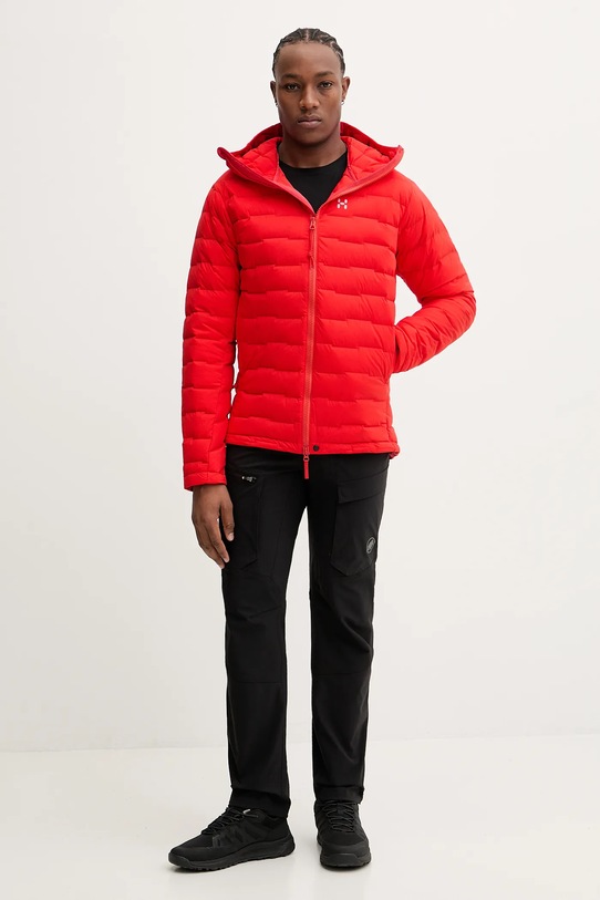 Haglöfs kurtka sportowa puchowa Spitz 607459 czerwony AW25