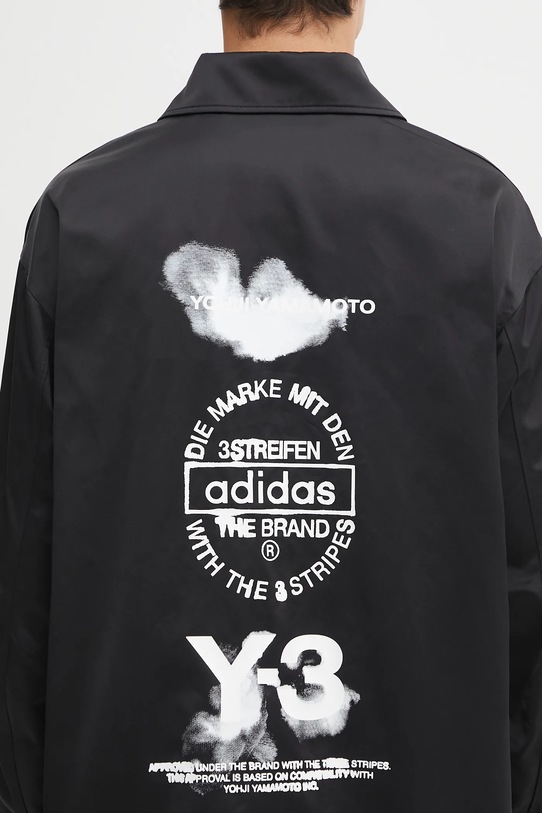 Y-3 kurtka Graphic Coach czarny JW4626