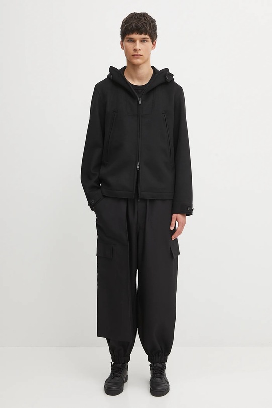 Y-3 kurtka z wełną Bonded Melton JX4821