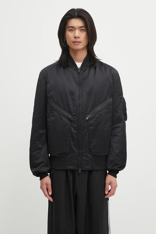 Y-3 kurtka bomber Bomber bez kaptura czarny JX7270