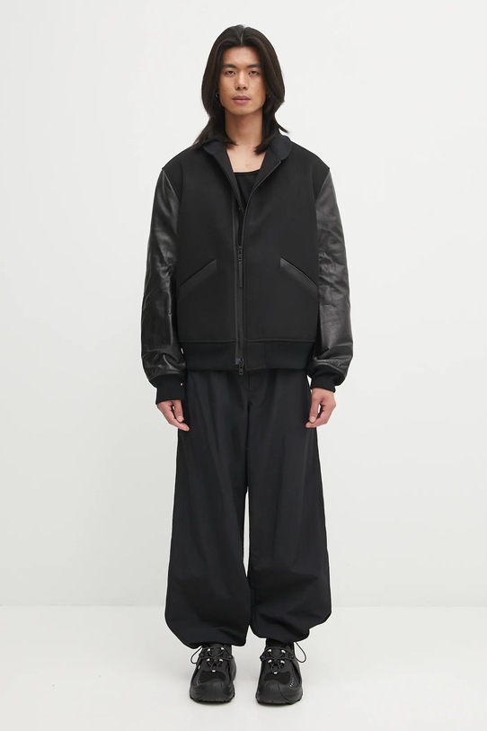 Y-3 bomber jacket with wool Letterman JX7338