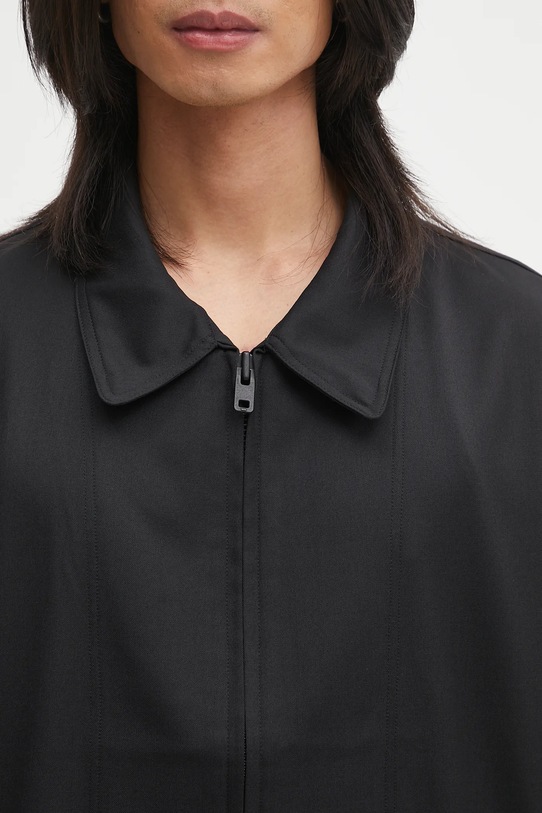 Y-3 kurtka z wełną Refined Wool czarny JZ0898