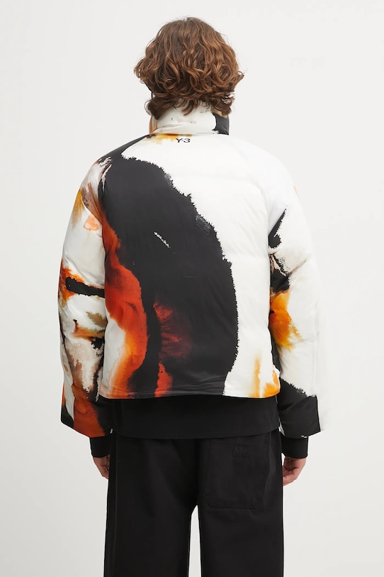 Ρούχα Μπουφάν με επένδυση από πούπουλα Y-3 Aop Puff KA2367 λευκό