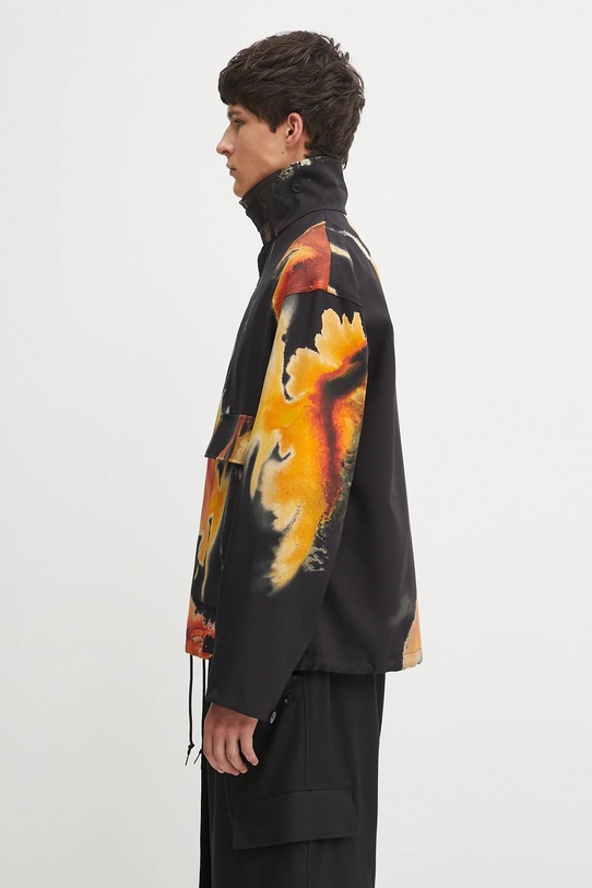 Y-3 kurtka Aop Sport Uniform Coach KA9633 czarny AW25