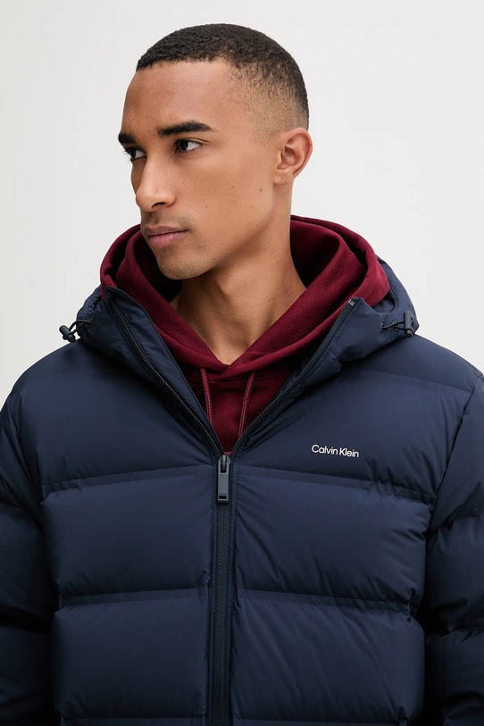 Calvin Klein kurtka puchowa granatowy LV04LD516G