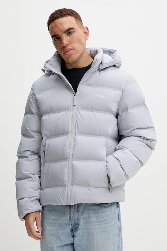 Пухова куртка Calvin Klein з утепленням сірий LV04LD517G