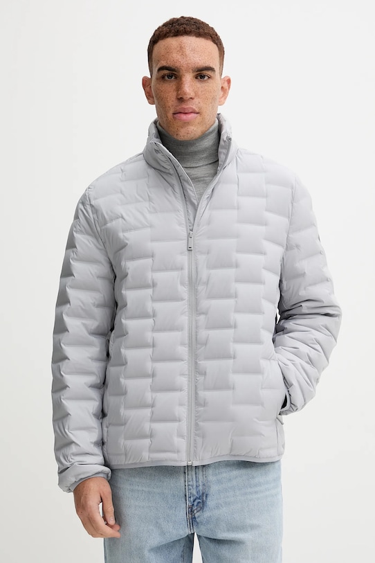 Calvin Klein kurtka puchowa bez kaptura szary LV04LD520G