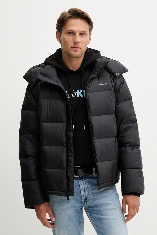 Calvin Klein kurtka puchowa czarny LV04RD508G
