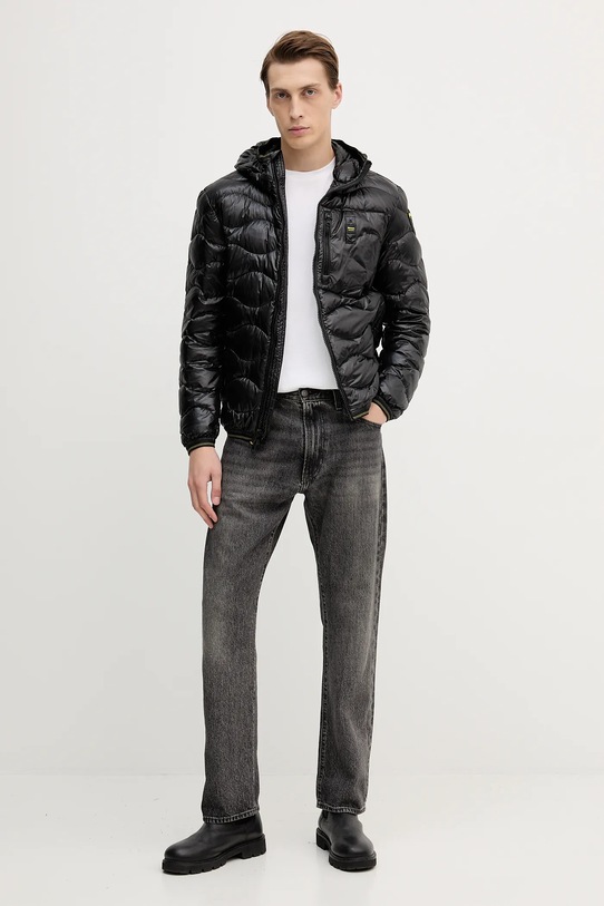 Blauer kurtka puchowa WAVE BLUC03074 czarny AW25