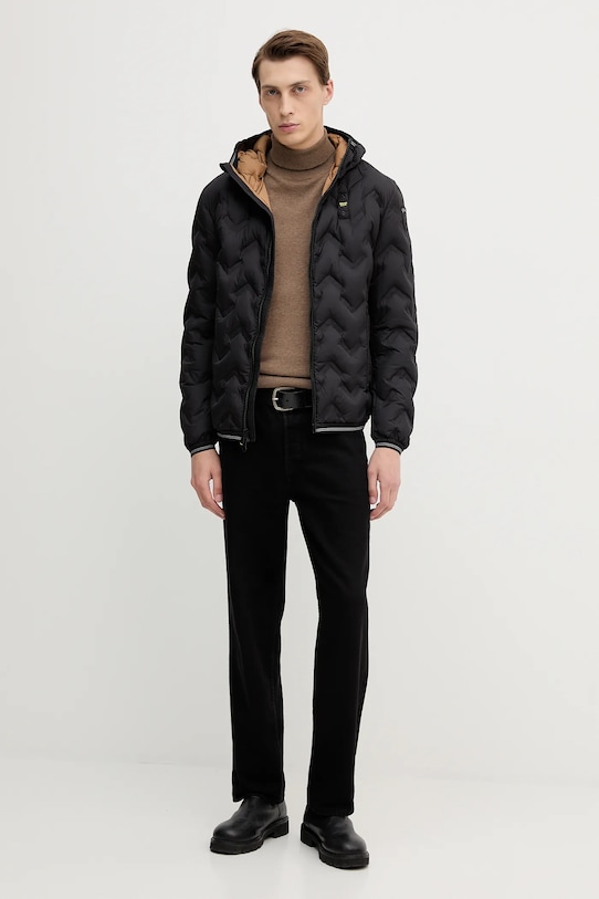 Péřová bunda Blauer PIERY BLUC03233 černá AW25