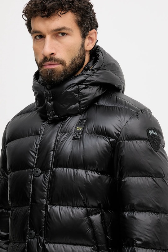 Péřová bunda Blauer CARVER BLUK03147 černá