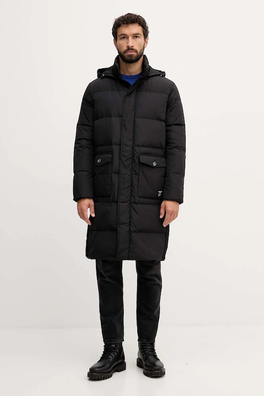 Μπουφάν με επένδυση από πούπουλα Pepe Jeans άλλο μαύρο PM4027168