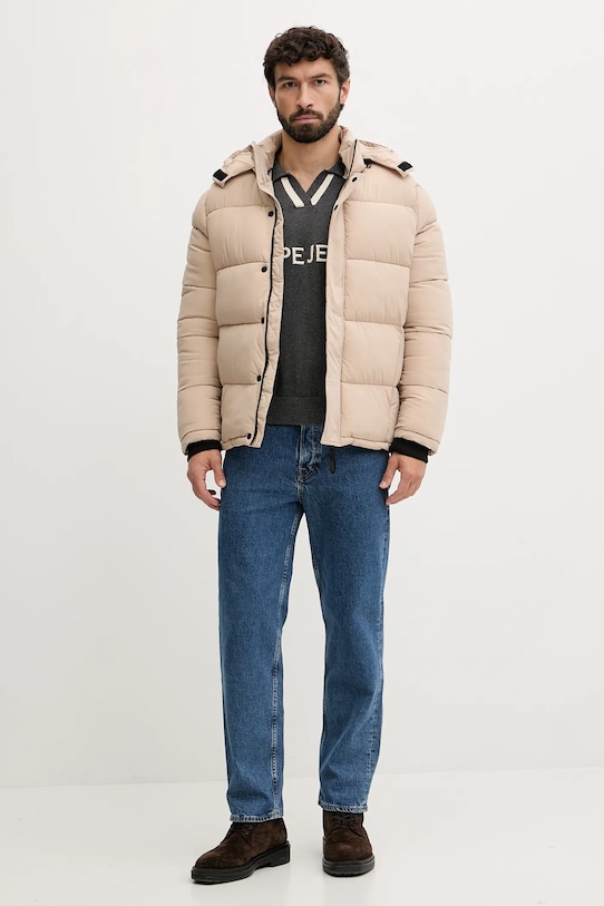 Pepe Jeans kurtka PM4027179 beżowy AW25