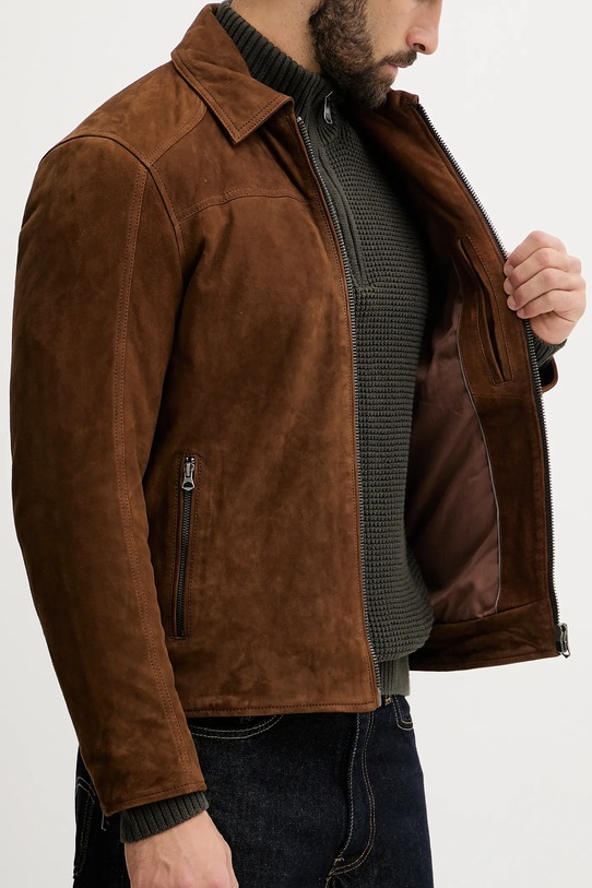 Pepe Jeans kurtka zamszowa PM4027183