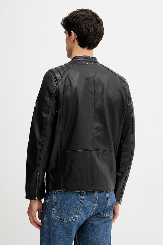 Ρούχα Δερμάτινο μπουφάν Pepe Jeans PM4027178 μαύρο