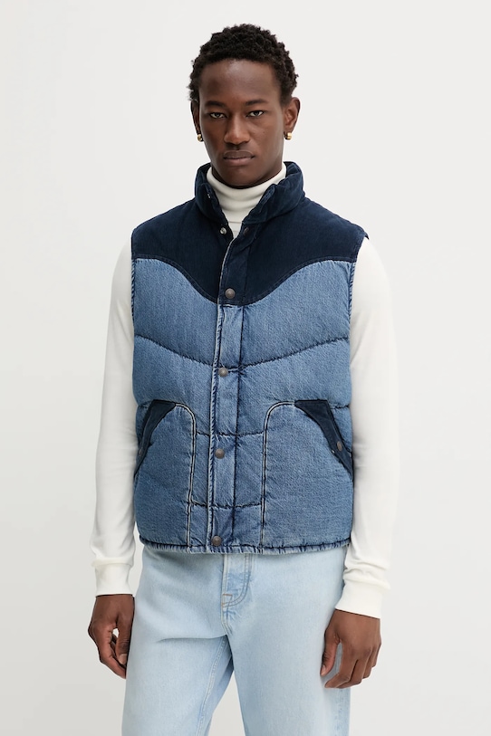 Levi's bezrękawnik puchowy jeans niebieski 003GQ