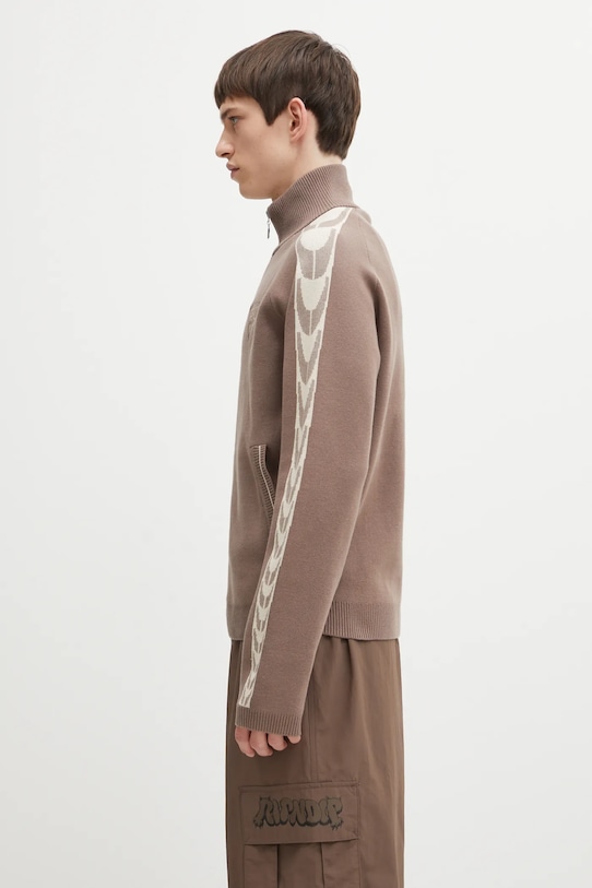 Puma x REPRESENT kardigan 632543 brązowy AW25