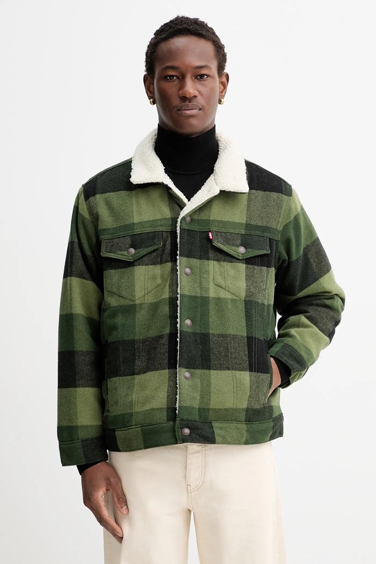 Levi's kurtka bez kaptura zielony A6030