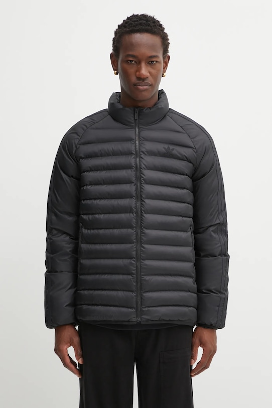 Куртка adidas Originals Padded Coll без капюшона чорний JW5844