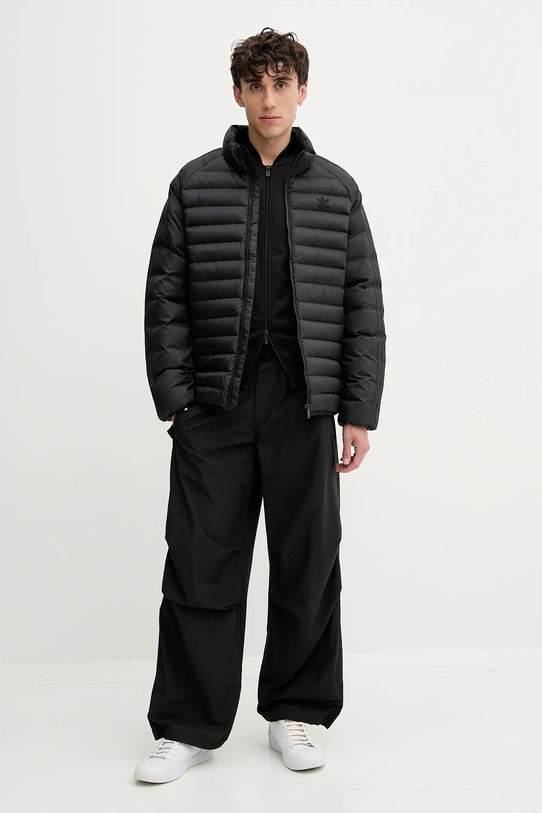 Μπουφάν adidas Originals Padded Coll JW5844 μαύρο AW25