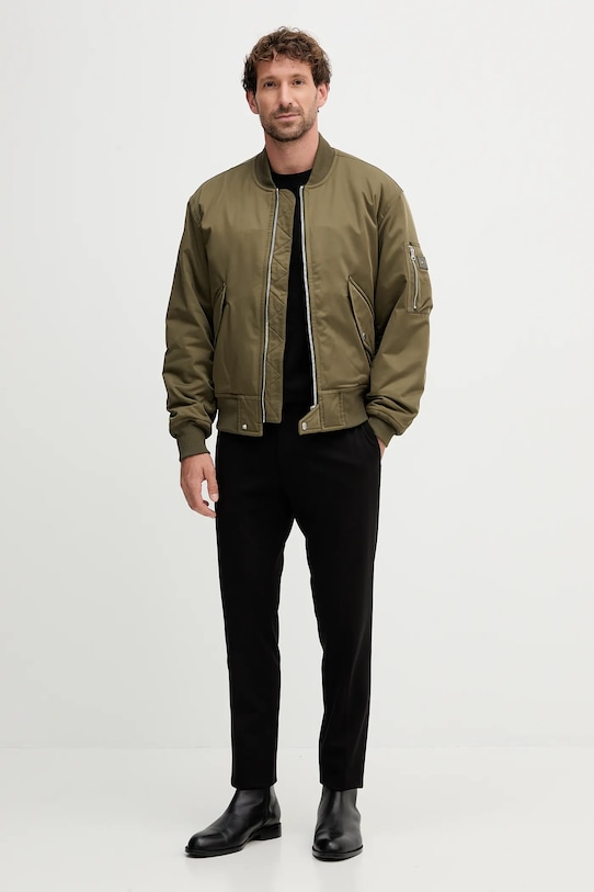 Tommy Hilfiger geacă bomber MW0MW40593 verde AW25