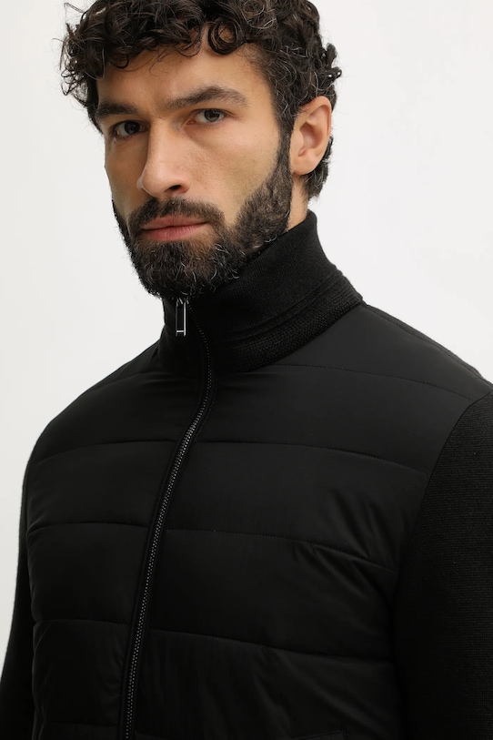 Tommy Hilfiger kurtka z dodatkiem wełny czarny MW0MW40774