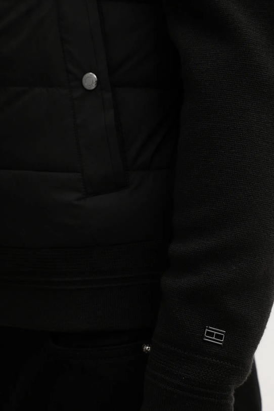 Tommy Hilfiger kurtka z dodatkiem wełny MW0MW40774 czarny