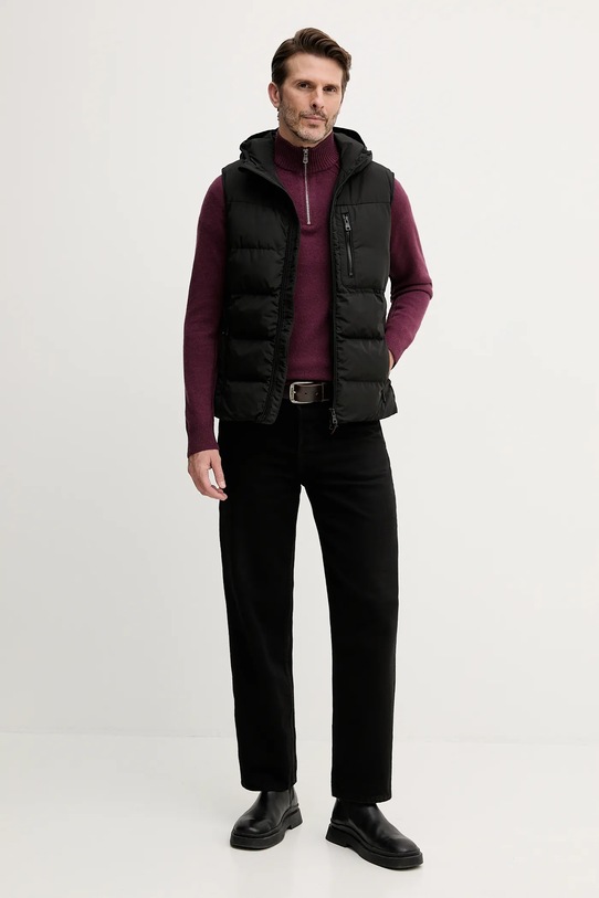 Geox bezrękawnik SNAKE M5628E.T3266 czarny AW25