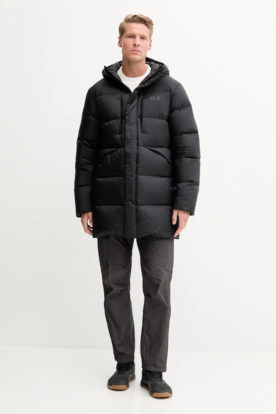 Jack Wolfskin kurtka puchowa ICY HILL A65049 czarny AW25