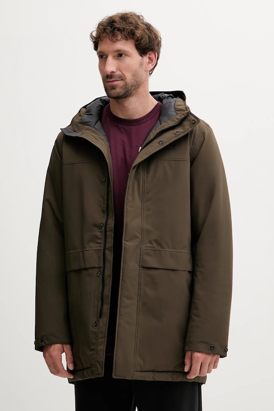 Jack Wolfskin geacă COLD CAMP cu captuseala verde A65022