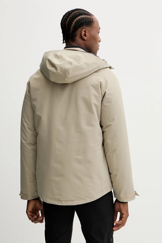 Odzież Jack Wolfskin kurtka sportowa puchowa ICECAPE A65299 beżowy