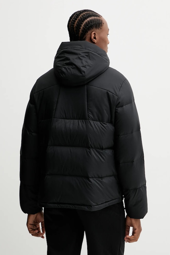 Odzież Jack Wolfskin kurtka puchowa ICY HILL A65291 czarny