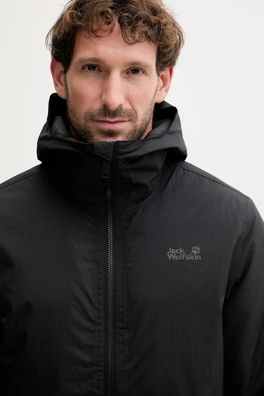 Μπουφάν Jack Wolfskin PAMIR μαύρο A65048