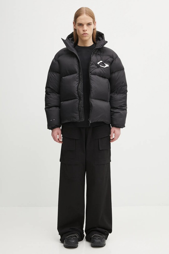 Μπουφάν με επένδυση από πούπουλα Heliot Emil PREAW25.M.02.093.BLK01.