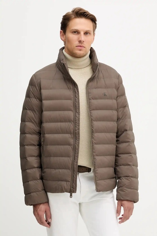 Куртка Calvin Klein Jeans с капюшоном коричневый LV04RC511G