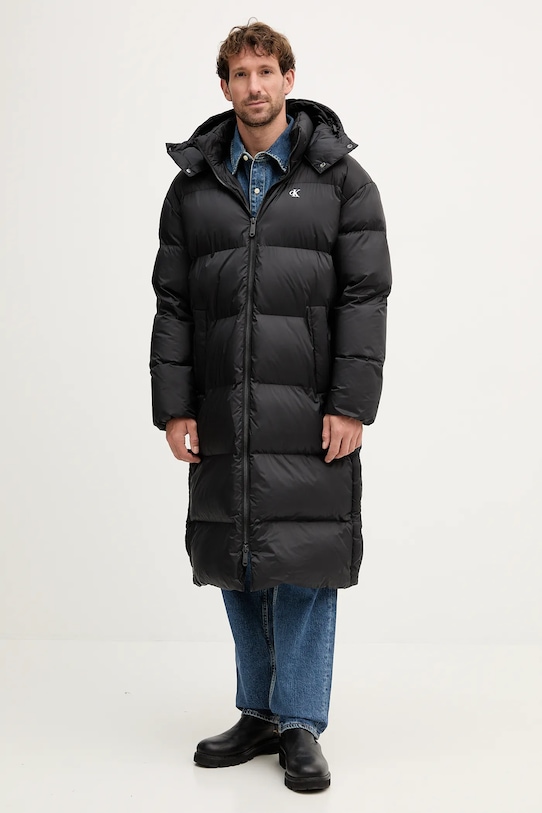Calvin Klein Jeans geacă cu captuseala negru LV04RD518G