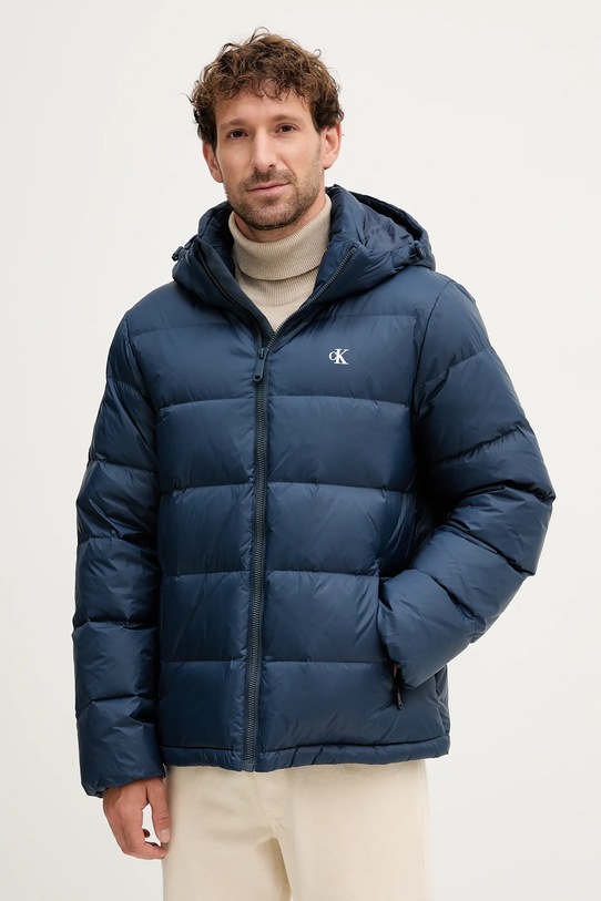 Calvin Klein Jeans kurtka puchowa pozostałe granatowy LV04RC518G