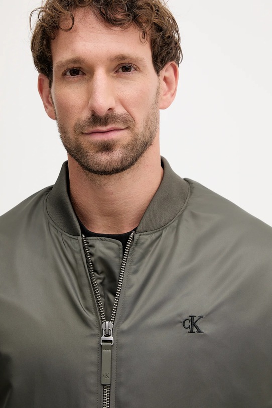 Μπουφάν bomber Calvin Klein Jeans πράσινο LV04RC526G