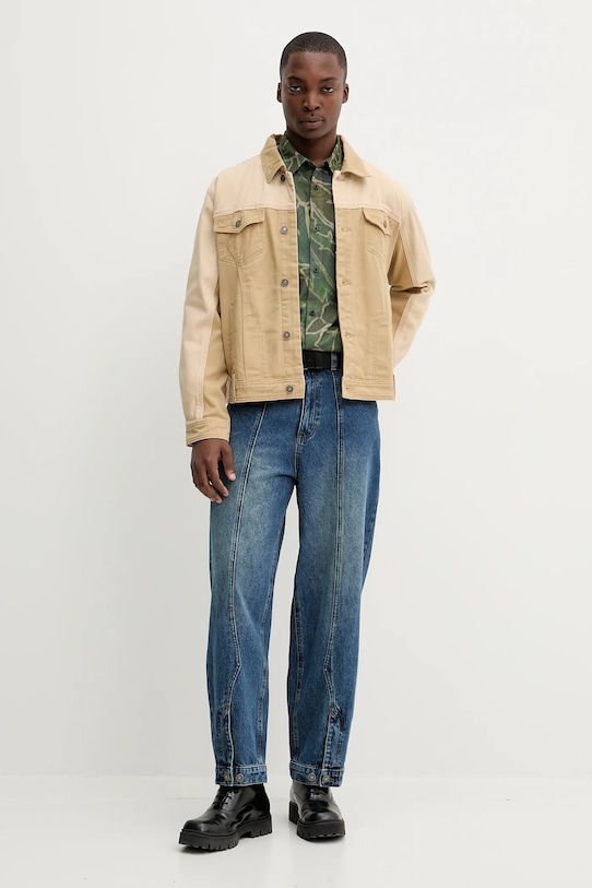 Τζιν μπουφάν Desigual COVENTRY 25WMEN01 καφέ AW25