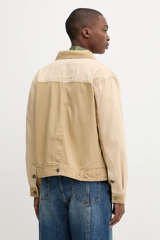 Ρούχα Τζιν μπουφάν Desigual COVENTRY 25WMEN01 καφέ